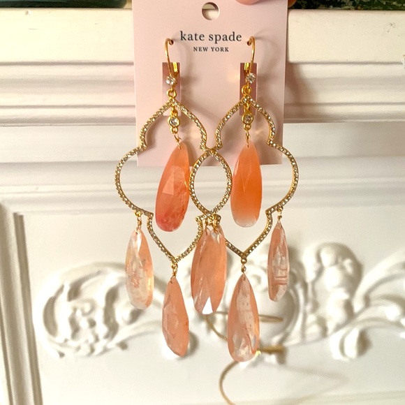 **NEW** Kate Spade large elegant chandelier earrings - Picture 3 of 3